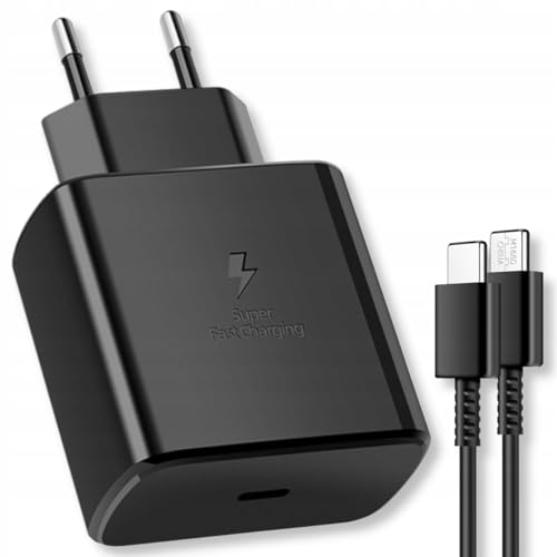 [Hello Case] USB-C Netzladegerät 45W, Power Delivery 3.0, mit 1m USB-C Kabel, Schwarz von HELLOCASE