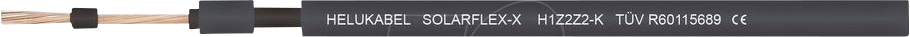 HELU 713531 - Solardraht SOLARFLEX, Copolymer, 6mm², Verzinntes Kupfer HELU 713531 - Solardraht SOLARFLEX, Copolymer, 6mm², Verzinntes Kupfer von HELUKABEL