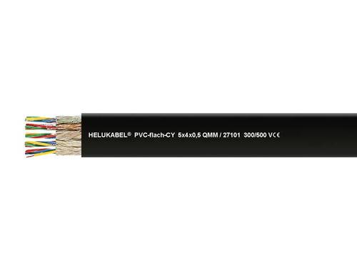 Helukabel Flachbandkabel 4G 2.5mm² Schwarz 27094-100 100m von HELUKABEL