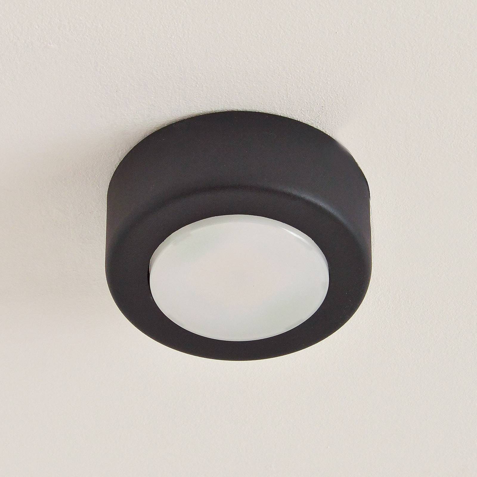 Deckenstrahler SPOT 53, schwarz, Ø 11,5 cm, Metall, GX53 Deckenstrahler SPOT 53, schwarz, Ø 11,5 cm, Metall, GX53 von HELam