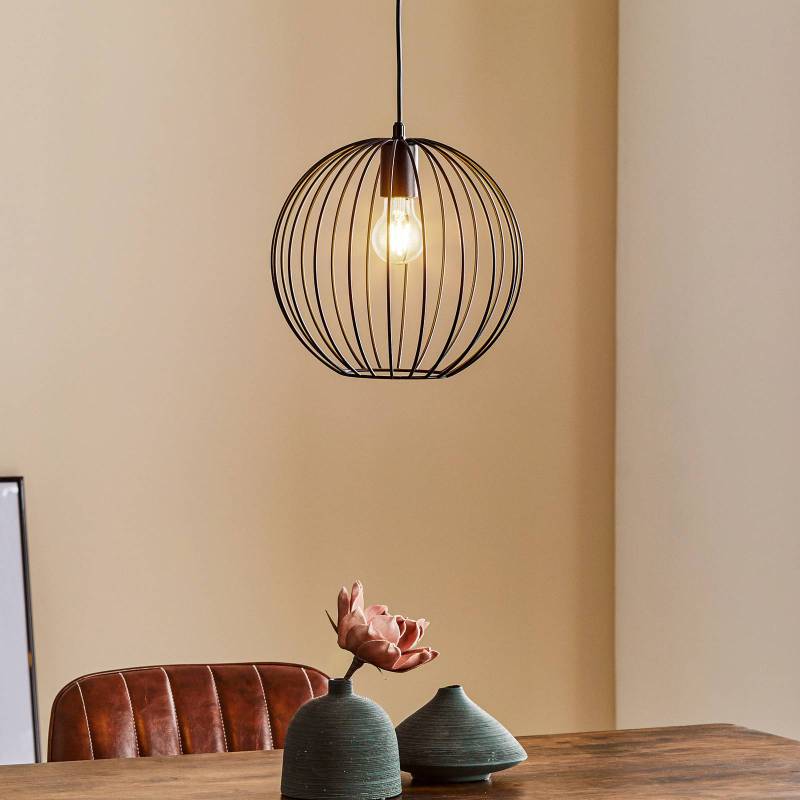 Pendelleuchte Cumera mit Käfigschirm, Ø 30cm von HELam