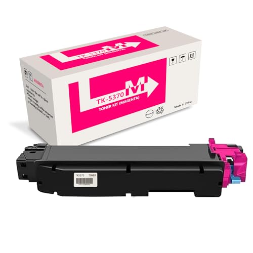 HEMEINY TK5370 Tonerkartusche Ersatz für Kyocera TK-5370 Toner, kompatibel mit Kyocera ecosys MA3500cifx MA3500cix PA3500cx Drucker (TK-5370M Magenta) von HEMEINY