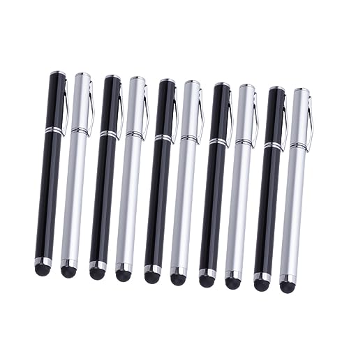 HEMOTON 10er-Pack 2-in-1-eingabestift Für Touchscreens Kugelschreiber Aluminium Kapazitiver Schreibstift Für Tablets Smartphones Kratzfest Natürliches Schreibgefühl Leicht Zufällige Farbe HEMOTON 10er-Pack 2-in-1-eingabestift Für Touchscreens Kugelschreiber Aluminium Kapazitiver Schreibstift Für Tablets Smartphones Kratzfest Natürliches Schreibgefühl Leicht Zufällige Farbe von HEMOTON