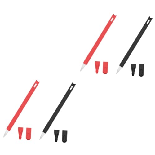 2 Sätze 2St Stylus Schutzhülle Applepencil2 Ersatzhülle Stiftabdeckung aus Silikon Abdeckung für Stiftzubehör Eingabestift Etui-Abdeckung für Stylus-Stifte Stylus Stiftetui von HEMOTON