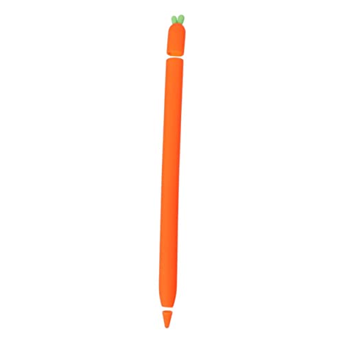 HEMOTON 1 STK Stylus-hülle Bleistift Haut Bleistifthülle Bleistift-silikon-etui Bleistift Karottenabdeckung Berührungsempfindlicher Bildschirm Kieselgel Kein Geräusch Zweite Generation von HEMOTON