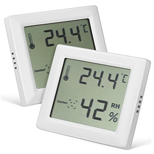 HEMOTON 1 Satz Hygrometer Feuchtigkeit Drinnen Innenumwelt Für Zimmer Digital Raumthermometer Innen Innen-/außenthermometer Fieberthermometer Für Zu Hause Abs 2 Stück HEMOTON 1 Satz Hygrometer Feuchtigkeit Drinnen Innenumwelt Für Zimmer Digital Raumthermometer Innen Innen-/außenthermometer Fieberthermometer Für Zu Hause Abs 2 Stück von HEMOTON