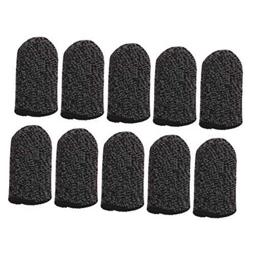 HEMOTON 10er-pack Nylon-spielfingerabdeckung Atmungsaktive Fingerhülle – Schweißdaumen Für Handyspiele HEMOTON 10er-pack Nylon-spielfingerabdeckung Atmungsaktive Fingerhülle – Schweißdaumen Für Handyspiele von HEMOTON