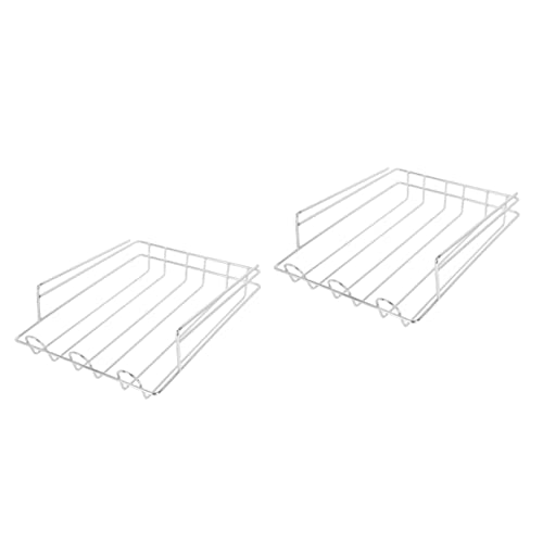 HEMOTON 2 Stk Kühlschrank-eierregal Kühlschrank Eierablage Kühlschrankregal Kühlschrank Heraus Schublade Eierfüller Flach Gefrierfach Im Kühlschrank Rostfreier Stahl Getränke Lebensmittel von HEMOTON