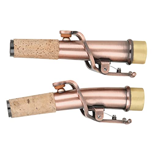 HEMOTON 2 Teiliges Saxophon Mundstück Trompete Horn Sopran Saxophon Kit Altsaxophon Saxophon Mundstück Bariton Tenorsaxophon Zubehör Klarinettenständer Cello Fagott Saxophon von HEMOTON