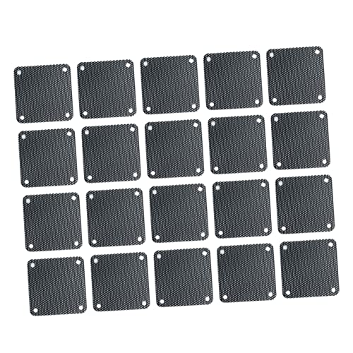 HEMOTON 20 STK Computer-Fan Computer-Lüftergrill kühler Lüfter magnetischer Lüfter Kühlerlüfter PVC-Lüfter magnetische Hülle Sieb Filter staubdicht Gitter Hülse Lautsprecher Kühlkörper von HEMOTON