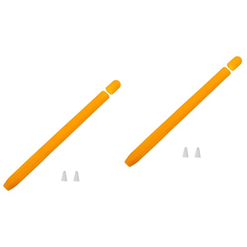 HEMOTON 2St Stylus-Hülle pinseltasche künstler Stift Hülle für Künstler Stifthautabdeckung Stylus-Stiftabdeckung Stylus Stiftetui Silikonhülle Schutzhülle für Stift Stiftschutz von HEMOTON