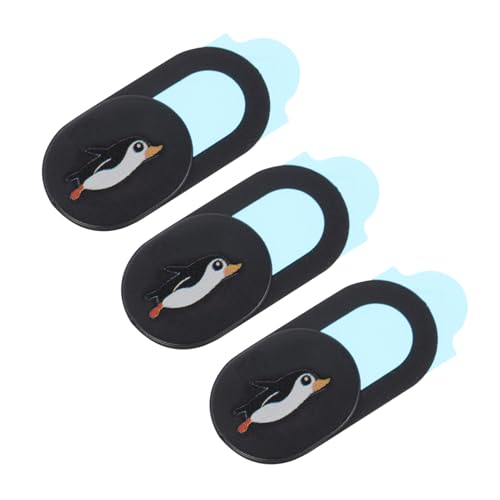 HEMOTON 3St Kamera-Datenschutzabdeckung Kamera Abdeckung für Laptop Webcam Abdeckung rutsche handykameraabdeckung Abdeckung handykamera Decor blacki Persönlichkeit Schutzkappe Tablette Abs von HEMOTON