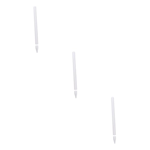 HEMOTON 3st Federmäppchen Silikonhülle Für Stifte Silikon-stiftkappenabdeckung Spitze Mit Silikon-stiftspitzen Federmäppchen Aus Silikon Touchscreen-Stift Kieselgel Apfelstift Weiß von HEMOTON