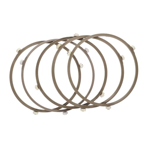 HEMOTON 5 Stk Ständer Für Mikrowellenherde Glastablett Mikrowellengeschirr Glas-halter Mikrowelle Radring Austausch Des Mikrowellenfilters Drehring Aus Glasplatte Ofenblech Plastik Weiß HEMOTON 5 Stk Ständer Für Mikrowellenherde Glastablett Mikrowellengeschirr Glas-halter Mikrowelle Radring Austausch Des Mikrowellenfilters Drehring Aus Glasplatte Ofenblech Plastik Weiß von HEMOTON
