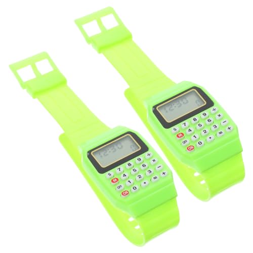HEMOTON 6 STK Kinder schauen Taschenrechneruhr für Herren kinderuhren Armbanduhr Kinder Herrenuhren Digitaluhr Berechnung Uhr Rechenuhr für Kinder Junge Anschauen Geburtstagsgeschenk Fall von HEMOTON