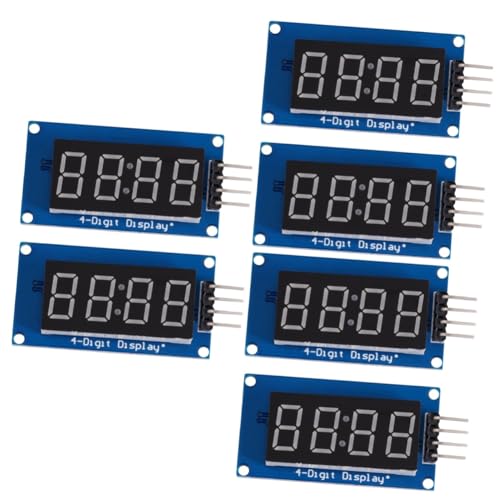 HEMOTON 6 Stück Anzeigemodul Helligkeit Digitales Röhrenharz von HEMOTON