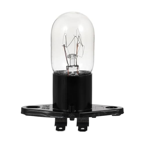 HEMOTON 3 Stück Mikrowellenbirne Mikrowellen Glühbirne Mikrowellenlampe Birne für Universal Mikrowelle Birnenofen Lampe, 250V 2A 25W, Weiß von HEMOTON