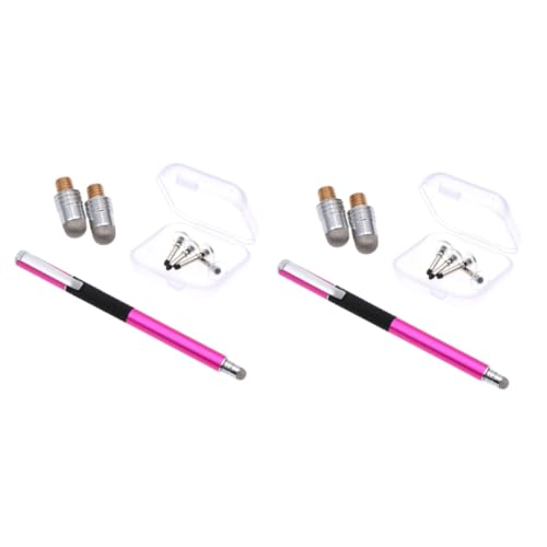 HEMOTON 10 Stück Stylus-bildschirmstift Kapazitiver Stift Handschrift-Set 2-in-1 Mit Ersatzspitzen Für Telefon-Tablet von HEMOTON