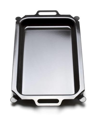HENDI Backblech emailliert, für HENDI Bake- und Grill-Master Mini-Gasgrill (154601, 154700), zum Backen und Braten, Grillplatte, 600x360x(H)55mm von HENDI