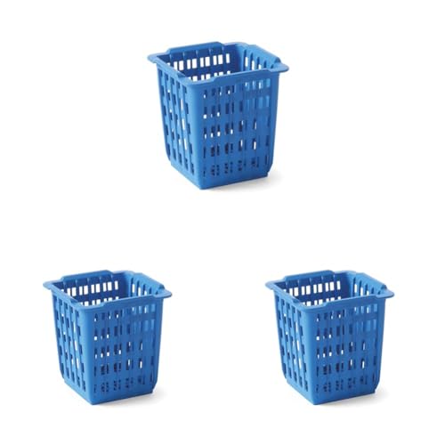HENDI Besteckkorb, Spülmaschinenkorb, Polypropylen, 125x84x(H)135mm, blau (Packung mit 3) von HENDI