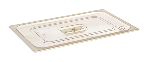 HENDI Gastronorm Deckel, für Gastronormbehälter, Temperaturbeständig von -40° bis 150°C, BPA frei, Gefrierschränke, Chafing dish, GN 1/1, 530x325 mm, Hochtransparent, leicht bernstein von HENDI