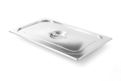 HENDI Gastronorm Deckel, für Gastronormbehälter, Temperaturbeständig von -40° bis 300°C, Heissluftöfen-Kühl- und Tiefkühlschränken-Chafing Dishes-Bain Marie, Stapelbar, GN 1/1, 530x325 mm, Edelstahl HENDI Gastronorm Deckel, für Gastronormbehälter, Temperaturbeständig von -40° bis 300°C, Heissluftöfen-Kühl- und Tiefkühlschränken-Chafing Dishes-Bain Marie, Stapelbar, GN 1/1, 530x325 mm, Edelstahl von HENDI
