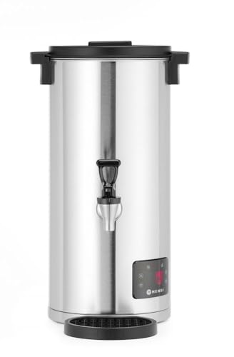 HENDI Heißwasserspender automatisch, automatischer Wasserkocher, Digitaler Teeautomat, Auto Fill Boiler, 17,5L, 230V/2600W, 353x345x(H)598mm von HENDI