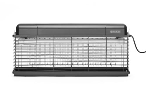 HENDI Insektenvernichter, Insektenkiller, Insektenfanggerät, Wasserdicht, Inkl. Kettenaufhängung und 2 UV-A Lampen, 230V, 45W, 680x135x(H)310mm, ABS Kunststoff von HENDI