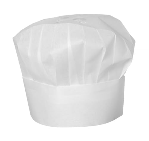 HENDI Kochhaube, Stückzahl: 10, Einstellbare Größe, ø600x(H) 230mm (Packung mit 3) von HENDI