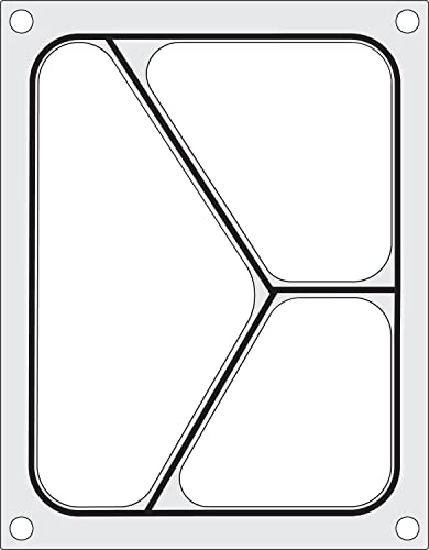 HENDI Matrize für HENDI Versiegelungsmaschine 330005, Schwarze Silikondichtung, geeignet für z.B. ein dreiteiliger Behälter von 227x178mm, Aluminium HENDI Matrize für HENDI Versiegelungsmaschine 330005, Schwarze Silikondichtung, geeignet für z.B. ein dreiteiliger Behälter von 227x178mm, Aluminium von HENDI