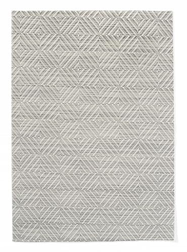 HENDI Platzset, Design: geometrisches Muster, Gewebte Struktur, Rutschfest, 450x300mm, PVC (vinyl), silver von HENDI