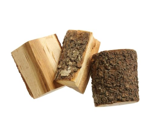 HENDI Räucherholzstücke, Aromatische Holzchips, Smoking Chips, Natürliches Holz, für das Heißräuchern, Ideal für Pizzabacköfen, Backöfen im Freien und Grills, 3kg, Mandel von HENDI