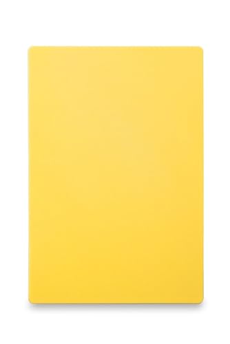 HENDI Schneidbretter, HACCP, Beidseitig nutzbar, für Geflügel, 600x400x(H)18mm, HDPE 500 Kunststoff, gelb von HENDI