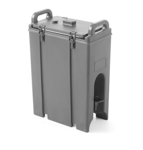 HENDI Thermobox, Getränkebehälter mit Ablasshahn, heißen und kalten Getränken, Thermobehälter, Transportbox, HDPE, 18L, 230x420x(H)620mm, Schwarz von HENDI