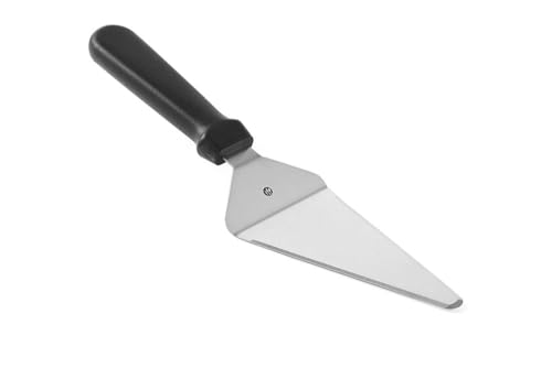 HENDI Tortenheber, als Tortenmesser verwendbar, mit schwarzem Polypropylengriff, Geschirrspülmaschinengeeignet, 280x75mm, Edelstahl von HENDI