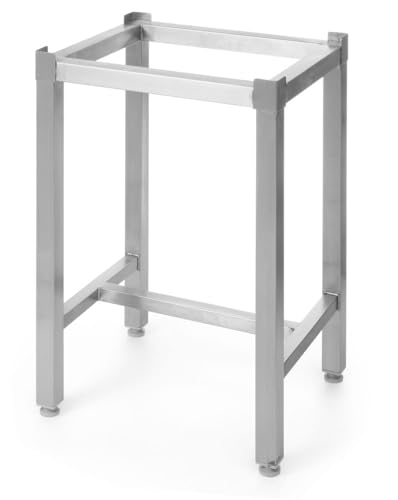 HENDI Untergestell, für HENDI Hackblock 505656 & 505663, aus Polyethylen, 500x400x(H)750mm, Edelstahl von HENDI