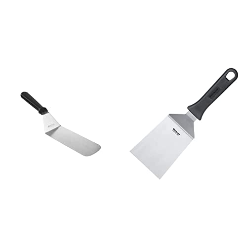 HENDI Wender, flexibel, Hamburgerwender, Klinge: 235mm, 73x380mm & Westmark Profi-Wender/Grill-Spachtel, Gewinkelt, Starr, Geschlossen, Klingenmaß: 9 x 11,5 cm, Länge: 29 cm, Schwarz/Silber HENDI Wender, flexibel, Hamburgerwender, Klinge: 235mm, 73x380mm & Westmark Profi-Wender/Grill-Spachtel, Gewinkelt, Starr, Geschlossen, Klingenmaß: 9 x 11,5 cm, Länge: 29 cm, Schwarz/Silber von HENDI