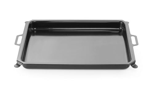 Hendi Grillpfanne emailliert, für U.a. Hendi Bake-Master 154618 und Hendi Grill-Master Quattro 154908, 700x520x(H)55mm, Innenbereich 590x480mm, Schwarz von HENDI