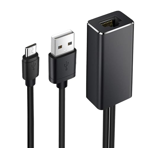 HENGBIRD Usb Lan Adapter 10/100m Ethernet Adapter Micro USB Netzwerkadapter Dedizierter Internet Stick Passt Zu Rj45-Anschluss von HENGBIRD