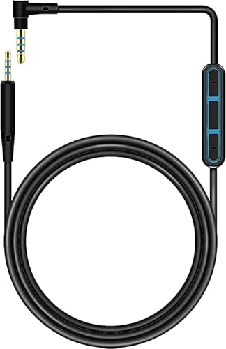 HENGYUE Audio-Ersatzkabel, QC25-Kabel, Ersatzkopfhörer, Lautstärkeregler mit Inline-Mikrofon, Bose QuietComfort 25 /Soundtrue/Soundlink /QC35 ii OE2 AE2 QC15 In-Ear-Kopfhörer., Schwarz HENGYUE Audio-Ersatzkabel, QC25-Kabel, Ersatzkopfhörer, Lautstärkeregler mit Inline-Mikrofon, Bose QuietComfort 25 /Soundtrue/Soundlink /QC35 ii OE2 AE2 QC15 In-Ear-Kopfhörer., Schwarz von HENGYUE