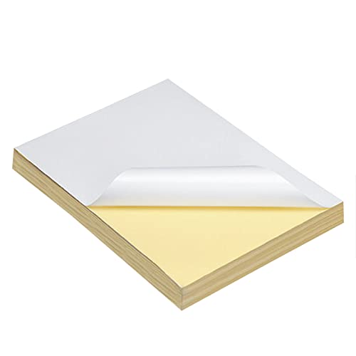 100 Blätter druckbare Aufkleberpapier für Tintenstrahldrucker, druckbarer A4 -Aufkleberpapierpapier -Etikett Selbstkleber für Tintenstrahldrucker 100 Blätter druckbare Aufkleberpapier für Tintenstrahldrucker, druckbarer A4 -Aufkleberpapierpapier -Etikett Selbstkleber für Tintenstrahldrucker von HERCHR