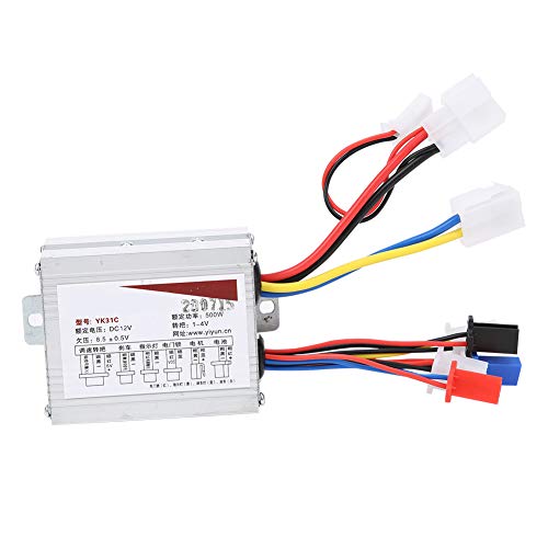 12 V 500 W E-Bike-Bürstenmotor-Controller, Motorbürsten-Controller Hochleistungs-Universal-Gleichstrommotorgehäuse Elektrofahrrad-Scooter E-Bikes-Zubehör 12 V 500 W E-Bike-Bürstenmotor-Controller, Motorbürsten-Controller Hochleistungs-Universal-Gleichstrommotorgehäuse Elektrofahrrad-Scooter E-Bikes-Zubehör von HERCHR