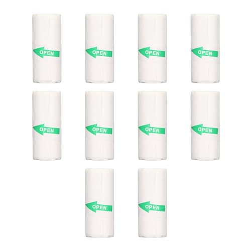 20 Roll Thermal -Druckerpapier, 57 x 25 mm, Mini -Taschenaufkleber -Druckerpapier für die meisten Kinder -Sofortkamera, tragbares Mini -Thermo -Druckeraufkleberpapier für Fotonoten von HERCHR