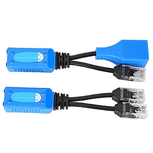 2pcs Splitter RJ45 Combiner Poe Adapter, RJ45 -Kabelfreigabe -Kits für Sicherheits -IP -Kameras NVR Überwachungssystem 2pcs Splitter RJ45 Combiner Poe Adapter, RJ45 -Kabelfreigabe -Kits für Sicherheits -IP -Kameras NVR Überwachungssystem von HERCHR