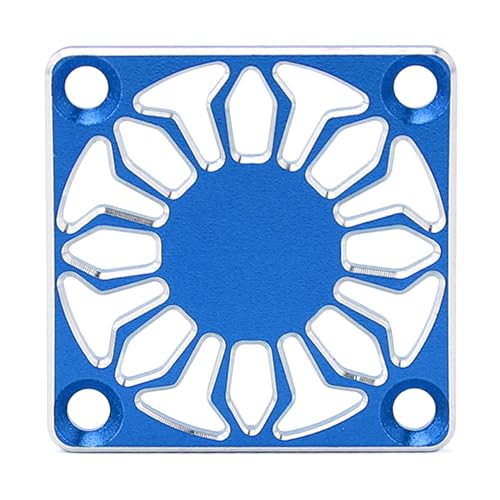 30 x 30 mm/1,2 x 1,2 Zoll RC -Kühllüfterabdeckung, universelle Aluminiumlegierung Lüfterschutzschutzbedeckung Esc Motor Heatkolbenschutz für RC -Auto -Boat -LKW -Motor (Blau) von HERCHR