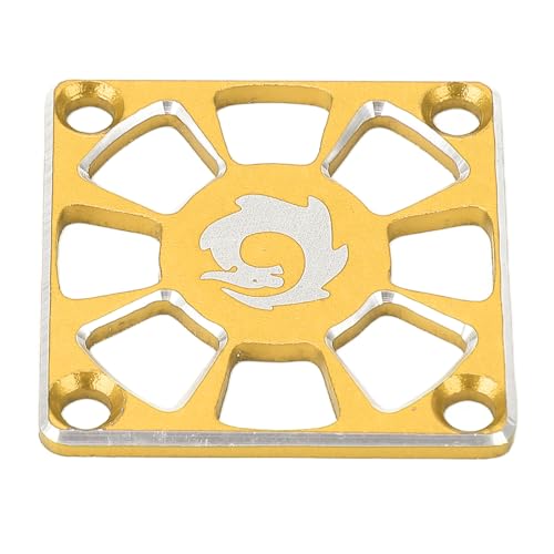 30 x 30 mm/1.18x1.18in RC -Kühllüfterabdeckung, Aluminiumlegierung Leichter Gewicht Esc Motor Wärmeschutzschutz für RC -Auto -Boat -LKW -Motor (Gold) von HERCHR
