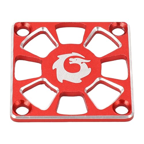 30 x 30 mm/1.18x1.18in RC -Kühllüfterabdeckung, Aluminiumlegierung Leichter Gewicht Esc Motor Wärmeschutzschutz für RC -Auto -Boat -LKW -Motor (Rot) von HERCHR
