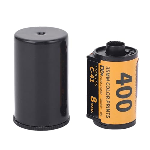 Black and White 35mm Film, Color Negative Film ISO 320-400,Camera Color Film ISO 320‑400 35mm Fine Grain Wide Exposure Latitude HD Camera Color Negative Film for 135 Camera (8 Sheet) von HERCHR