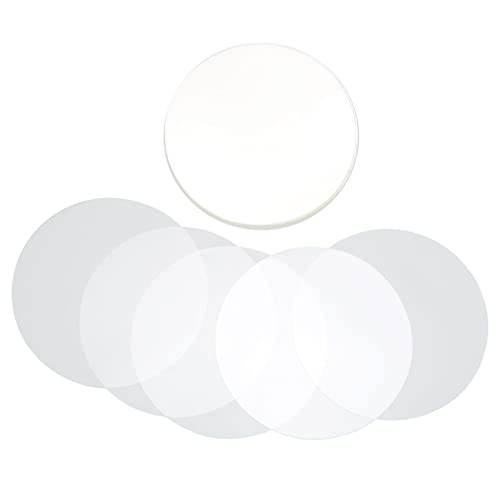 Clear Film für Round -Auszeichenknopf, 58 -mm -Tasten Maker -Maschine, 200pcs Abzeichen Film PVC Materialmuster Schutz Weites Anwendung Transparent Badgess Protective Film (32 mm) von HERCHR