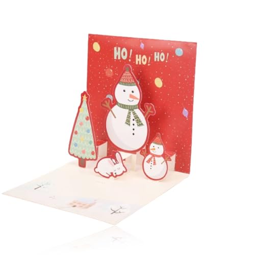 Grußkarte, Kreative Weihnachtsabend-Geschäftsgeschenk-Nachrichtenkarte, Pop-Up-Weihnachtskarten Mit Weihnachtsmann-Truck, Grußkarte, Dreidimensionales Weihnachts-Spezialdekorpapier Mit(#1) von HERCHR